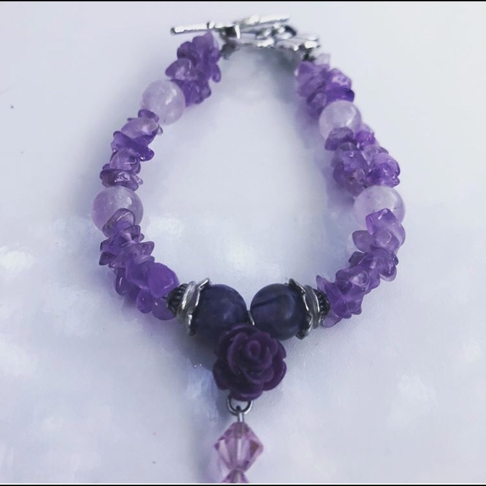 Handmade Amethyst Bracelet